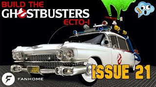 Fanhome Ghostbusters Ecto1 model partwork kit build issue 21 stages 75  78 [upl. by Grekin493]