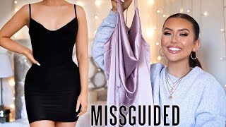 HUGE TRY ON MISSGUIDED HAUL 2019  10 OUTFITS I LOVE MYSELF IN ad  Hannah Renée [upl. by Downe81]