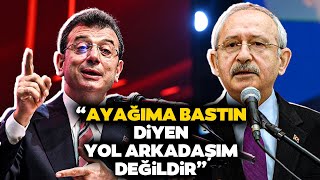 Ekrem İmamoğlu Doldu Taştı Kılıçdaroğlunun Son Açıklaması Sonrası Çok Sert Sözler [upl. by Ecirpak]