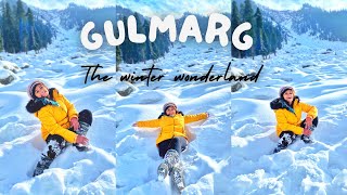 Gulmarg Kashmir in January  The Winter Wonderland  Gulmarg Gondola Ride [upl. by Niliram]