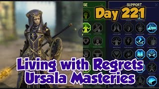 Raid Shadow Legends Day 221 Living with Regrets  Ursala the Mourner Masteries [upl. by Falconer]