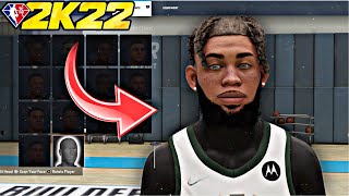 THE BEST COMP FACE CREATION IN NBA 2K22 BEST DRIPPY FACE CREATION NEXT GEN [upl. by Medwin137]