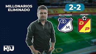 Pereira 22 Millonarios  Liga Dimayor 2024I  Resumen Goles y Táctica por Juan Felipe Cadavid [upl. by Changaris]