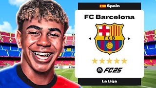 My First TAKEOVER on FC25 With Barca [upl. by Aphra]