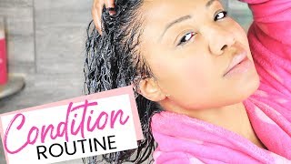 Deep Conditioning Dry Relaxed Hair  WINTER RELAXED HAIR CARE [upl. by Nais89]