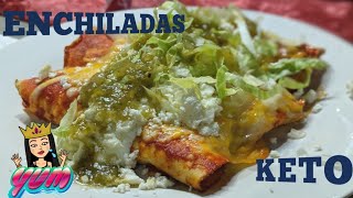 ENCHILADAS KETO CETOGENICAS DESDE ZERO RECETAS CETOGÉNICA KETO MEXICANAS BAJO EN CARBOHIDRATOS [upl. by Hctud]