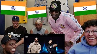 AMERICANS REACT TO INDIAN RAP  Ft KRNA amp RAFTAAR SazaEMaut [upl. by Leibrag]