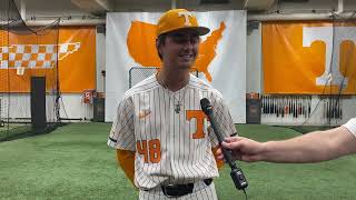 Zander Sechrist talks No 2 Vols win over Eastern Kentucky [upl. by Nauqaj393]