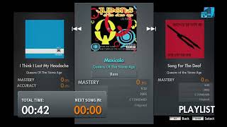 Mexicola  Queens Of The Stone Age Bass  C F Bb Eb Rocksmith 2014 [upl. by Anyer]