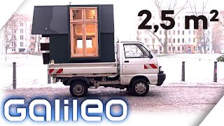 25 m² Das vermutlich kleinste Tiny House der Welt  Galileo  ProSieben [upl. by Sherrer313]