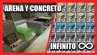 DUPLICADOR de ARENA Y CONCRETO ♻️♻️automatico en 120 MINECRAFT FUNCIONA😱 [upl. by Barnum825]