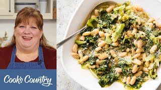 How to Make Beans and Greens Scarole e Fagioli [upl. by Opportina]