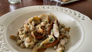 Spätzle con funghi porcini🍄🍄 🍄 ASMR cooking Italian food No talking [upl. by Noruq]