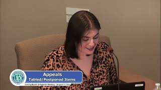 Bloomfield Township Zoning Board of Appeals Meeting August 13 2024 [upl. by Uht]