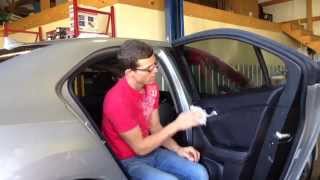 How to tint a side window like a pro By quotBest Reflections Window Tintingquot [upl. by Ddahc]