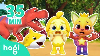 🦖 Learn Colors with Dinosaur Shark Family and More｜Dinosaurs for Kids｜Jingle Play｜Hogi Pinkfong [upl. by Mudenihc]