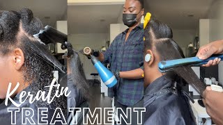 Keratin Treatment for Fine Curly Hair [upl. by Thais]