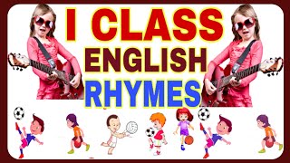 1ST CLASS ENGLISH ALL RHYMES AP  english rhymes E LEARN [upl. by Ecirtaed629]