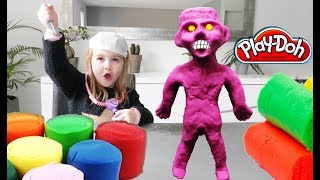 Opération et dissection dun extraterrestre en pâte à modeler  Roswell PlayDoh [upl. by Eatnoid791]