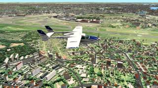 XPlane 10 HD  Captain Chaosflug Folge 73  Platzrunde in Hamburg EDDH  C337 [upl. by Laroy]