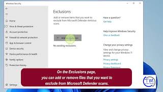 How to Add OR Remove Microsoft Defender Exclusions on Windows 11 [upl. by Bertilla]