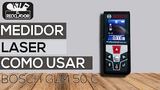 212 Medidor laser  Como usar  bosch glm 50 c [upl. by Pavkovic]