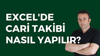 Excel Cari hesap takibi yapmak Excel de Cari Takibi 186video  Ömer BAĞCI [upl. by Pouncey]