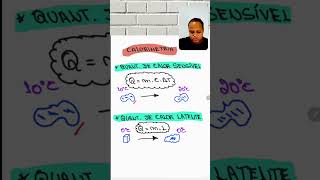 Calorimetria Quantidade de calor sensível e latente enem enemfisica matematica enemdicas [upl. by Gasper]