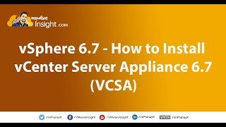 vSphere 67  How to Install vCenter Server Appliance 67 VCSA [upl. by Aled538]