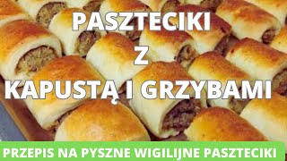 Paszteciki z kapustą i grzybami Przepis na pyszne wigilijne paszteciki [upl. by Benetta]