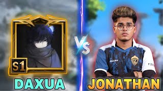 Daxua vs Jonathan 1v1 TDM CHALLENGE 🔥 Who is better  BGMI TDM MATCH [upl. by Onirefez]