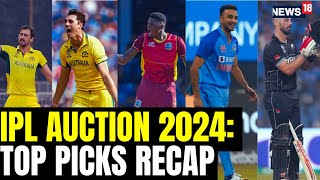 IPL 2024 Auction Live  IPL 2024 Auction Highlights LIVE  Pat Cummins  Mitchell Starc  N18L [upl. by Ayin]