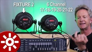 How to program DMX lights for beginners simple lesson [upl. by Sellma]