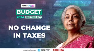 Income Tax Slab Announcements In Budget 2024 No Change In Direct amp Indirect Taxes  Budget 2024 [upl. by Auqcinahs]