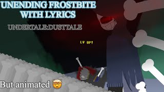 Unending Frostbite With Lyrics  Sticknodes Pro Animation [upl. by Icken]