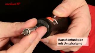 carolus 13in1 Schraubendreher  the extendable shank screwdriver [upl. by Yaker]