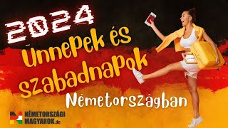 Munkaszüneti napok Németországban 2024 [upl. by Bang]