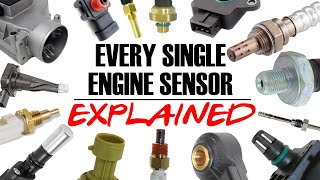 EVERY ENGINE SENSOR EXPLAINED  MAF MAP IAT TPS 02 NOx EGT  How it works location OBD2 code [upl. by Dlaner]