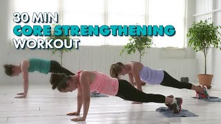 30Minute Core Strengthening Workout  The CafeMom Studios Workout [upl. by Htebizile85]