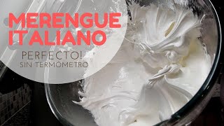 Receta de MERENGUE ITALIANO todos los secretos para no fallar en el intento [upl. by Elleirad]