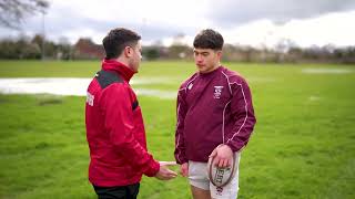 Bromsgrove School  Rugby 1st Team at the Continental Tyres Schools Cup SemiFinal March 2024 [upl. by Ahsirtal]