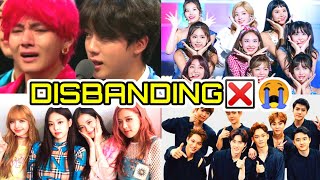 Kpop IdolsGroups Disbanding Years 😭  Disband BTS BLACKPINK AND EXO [upl. by Vasos]