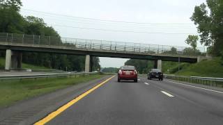 New York State Thruway Interstate 87 Exits 18 to 19 northbound Part 12 [upl. by Anayeek]