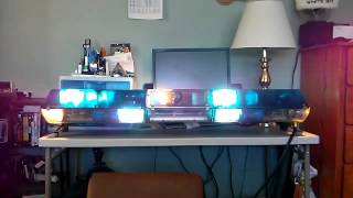 Code 3 MX7000 lightbar blue [upl. by Westerfield]