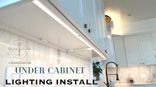 How to Install LED Under Cabinet Lighting [upl. by Gault]