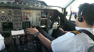 AIRBUS A300600 taxi and take off from runway 29R of ika airport of tehran city to hamburgEDDH [upl. by Sharl]