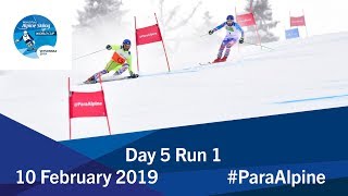 Day 5 Run 1  World Para Alpine Skiing World Cup  Veysonnaz 2019 [upl. by Orson]