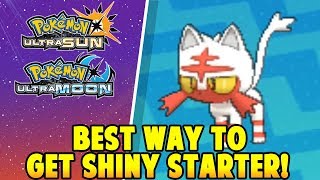 SHINY STARTERS  Pokemon Ultra Sun and Ultra Moon Best Way to get Shiny Starter Through Soft Resets [upl. by Rani234]