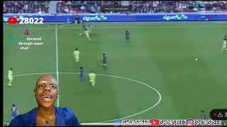 IShowSpeed Reacts To Ankara Messi Goal [upl. by Dearborn]