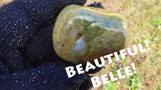 I Found All Kinds Of Green Epidote And Unakite While Rockhounding This November [upl. by Ynnot729]